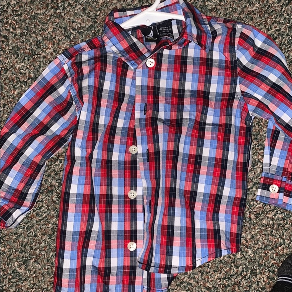 Plaid dress shirt